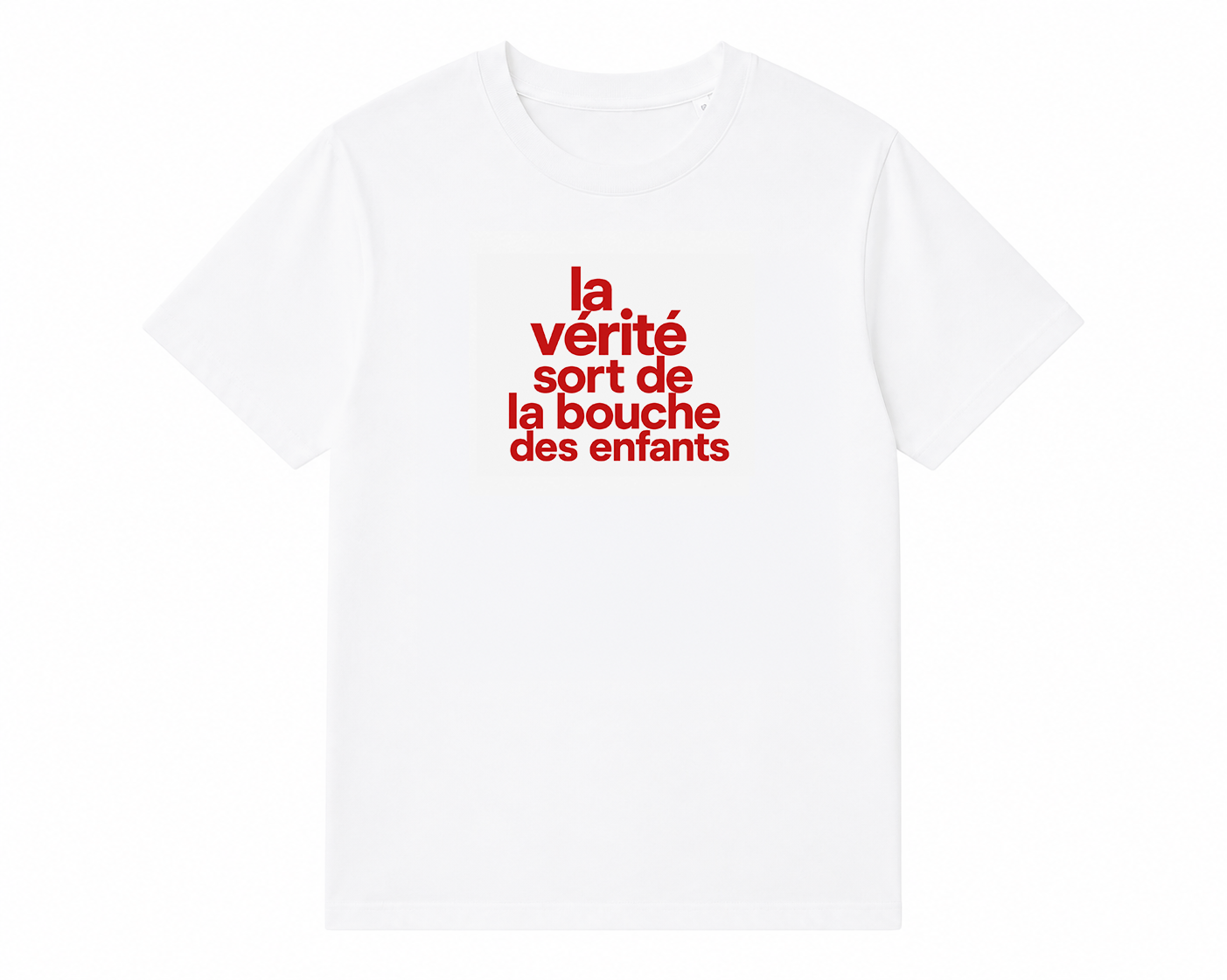 T-Shirt la vérité sort de la bouche des enfants